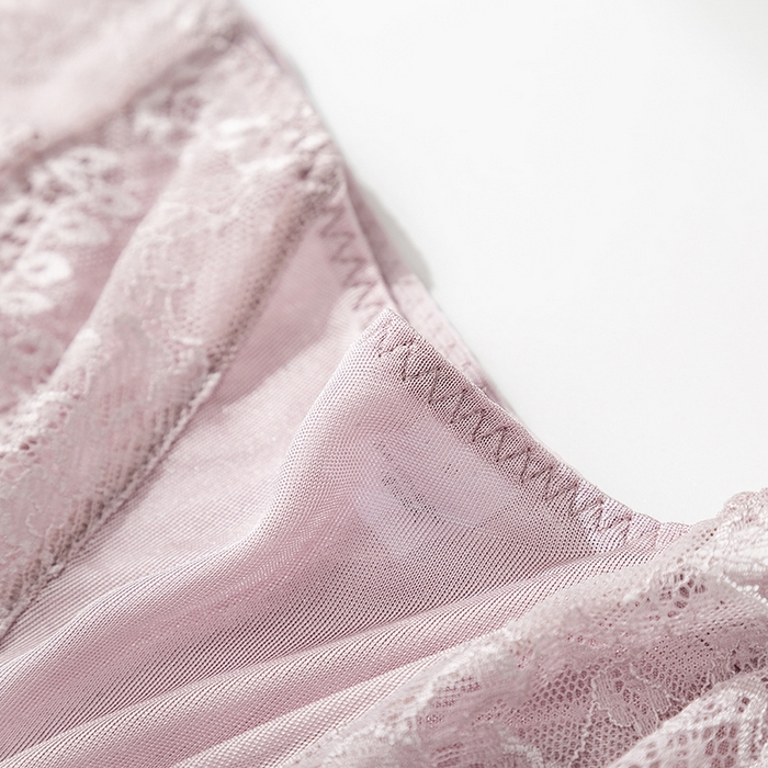 91家纺网 家纺一手货源 找家纺 蚕云阁蚕丝家居 2025新款蕾丝内裤 灰紫色