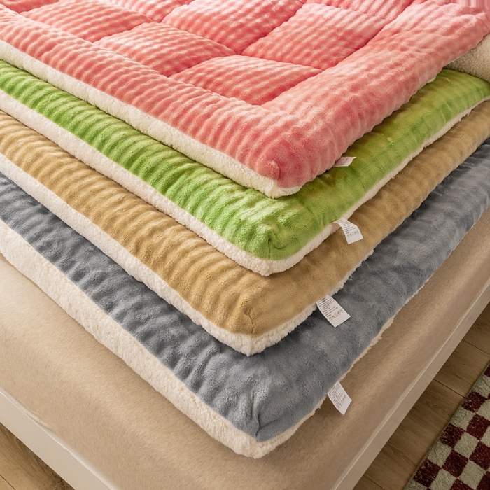 91家纺网 家纺一手货源 找家纺 （总）米乐被业 2025新款高克重兔毛绒床垫