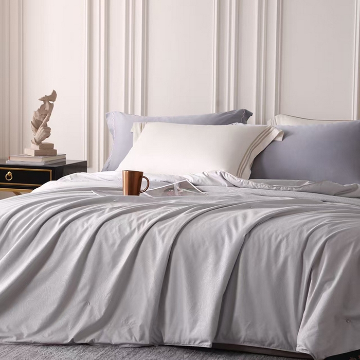 91家纺网 家纺一手货源 找家纺 蚕云阁蚕丝家居 2025新款蚕丝被夏被空调被礼品被跑量蚕丝被正品保障 灰