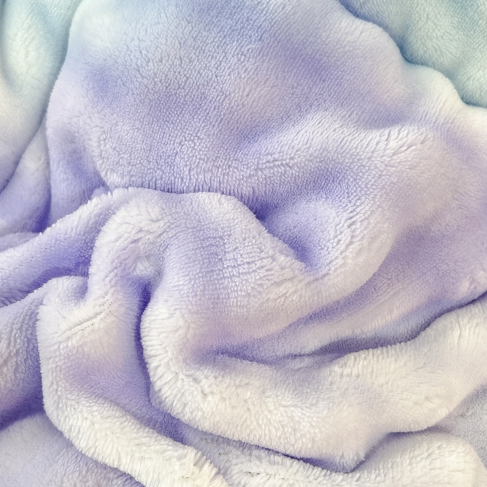91家纺网 家纺一手货源 找家纺 米乐被业 2025新款兔毛羊羔绒冬被被子被芯 渐变蓝紫