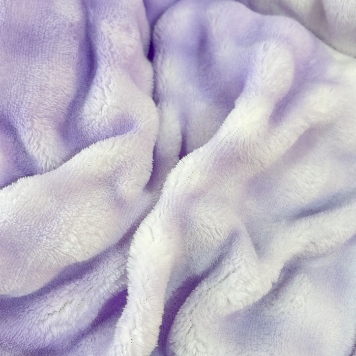 91家纺网 家纺一手货源 找家纺 米乐被业 2025新款兔毛羊羔绒冬被被子被芯 渐变紫