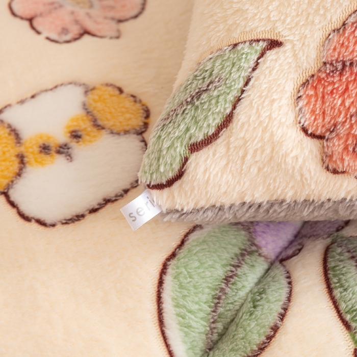 91家纺网 家纺一手货源 找家纺 米乐被业 2025新款雪花绒冬被法莱绒被子被芯花开富贵