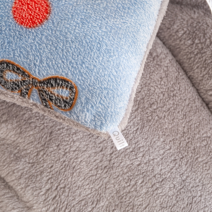 91家纺网 家纺一手货源 找家纺 米乐被业 2025新款雪花绒冬被法莱绒被子被芯幸福小狗