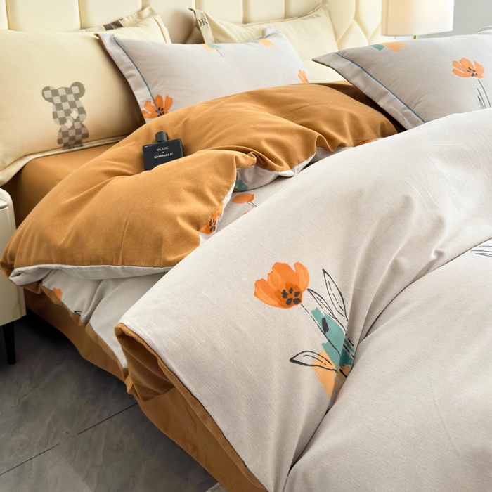 91家纺网 家纺一手货源 找家纺 （总）U品汇 【A类母婴级】加厚全棉纯棉磨毛数码印花四件套生态磨毛100%棉（不是全棉不要钱）