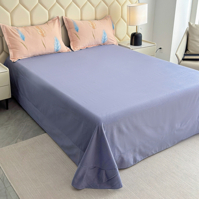 91家纺网 家纺一手货源 找家纺 U品汇 【A类母婴级】加厚全棉纯棉磨毛数码印花四件套生态磨毛100%棉（不是全棉不要钱）芦苇仙子米