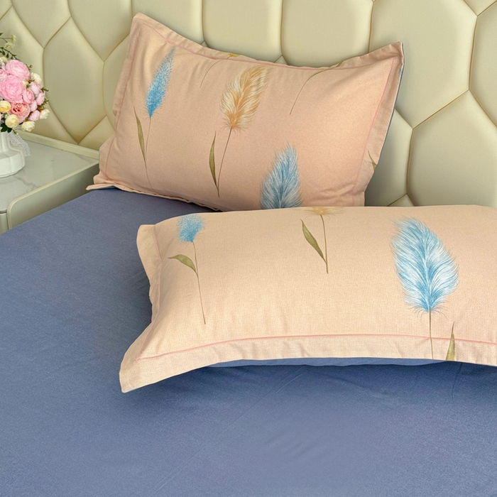 91家纺网 家纺一手货源 找家纺 U品汇 【A类母婴级】加厚全棉纯棉磨毛数码印花四件套生态磨毛100%棉（不是全棉不要钱）芦苇仙子米