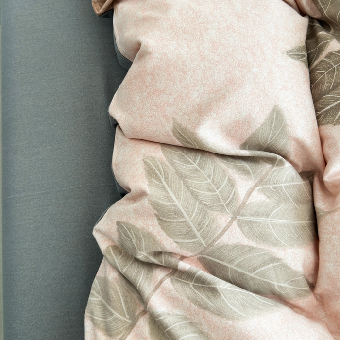 91家纺网 家纺一手货源 找家纺 U品汇 【A类母婴级】加厚全棉纯棉磨毛数码印花四件套生态磨毛100%棉（不是全棉不要钱）若烟豆沙