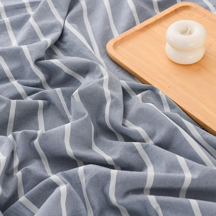 91家纺网 家纺一手货源 找家纺 悠米悠家 2025新款蓬松保暖可拆洗新疆棉花被子被芯 蓝白条