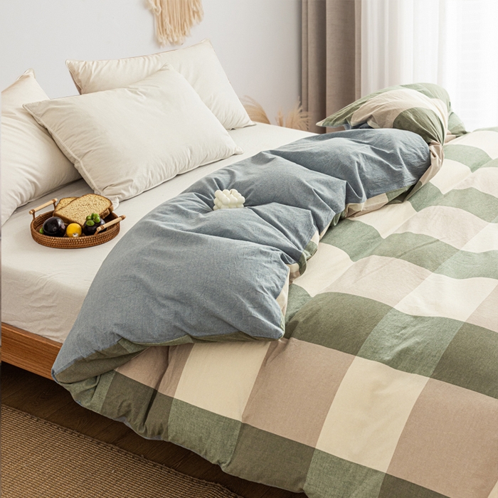 91家纺网 家纺一手货源 找家纺 悠米悠家 2025新款蓬松保暖可拆洗新疆棉花被子被芯 绿大格