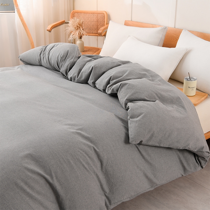 91家纺网 家纺一手货源 找家纺 悠米悠家 2025新款蓬松保暖可拆洗新疆棉花被子被芯 浅灰色