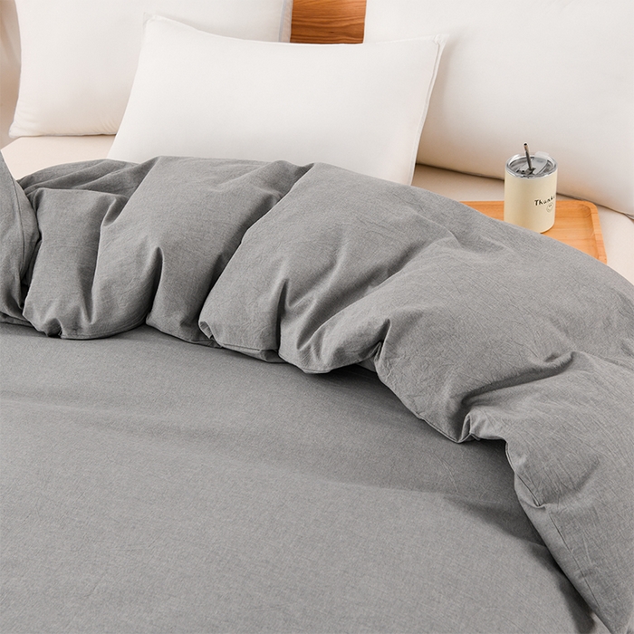 91家纺网 家纺一手货源 找家纺 悠米悠家 2025新款蓬松保暖可拆洗新疆棉花被子被芯 浅灰色