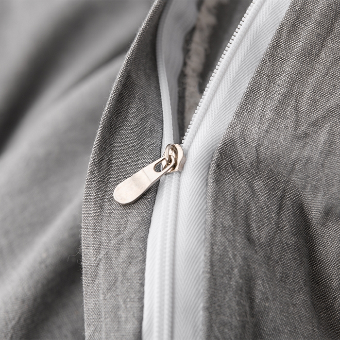 91家纺网 家纺一手货源 找家纺 悠米悠家 2025新款蓬松保暖可拆洗新疆棉花被子被芯 浅灰色