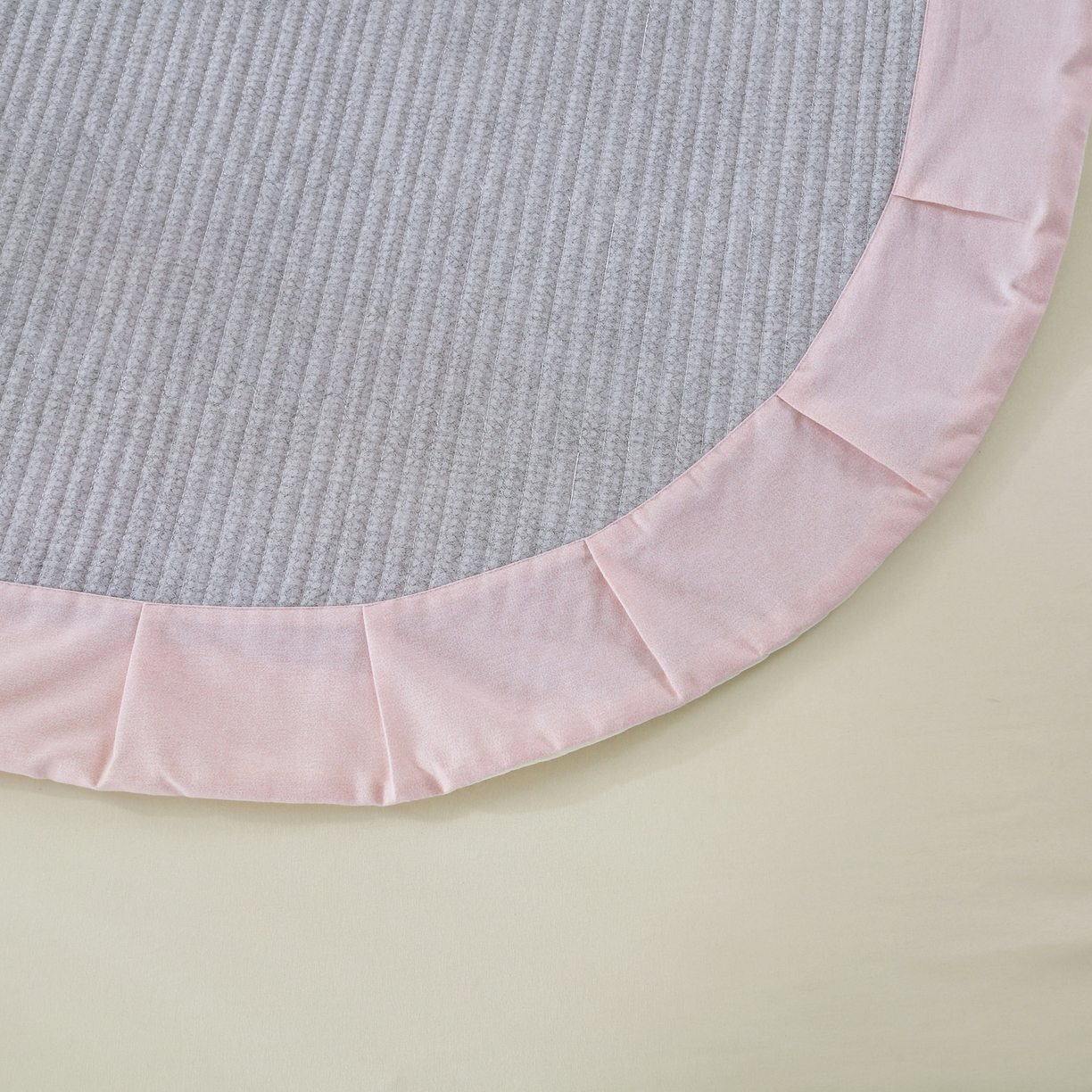 91家纺网 家纺一手货源 找家纺 OL家纺 2025新款亲肤全棉磨毛单品系列四件套 曼蒂-粉