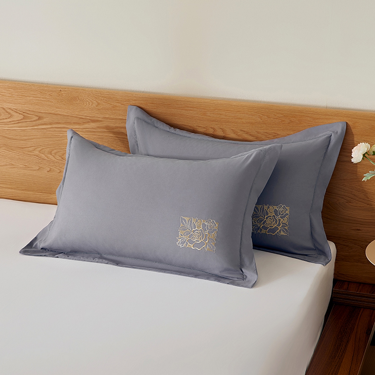 91家纺网 家纺一手货源 找家纺 （总）丰淘家纺 2025新款60水洗棉精美刺绣枕套-国色天香