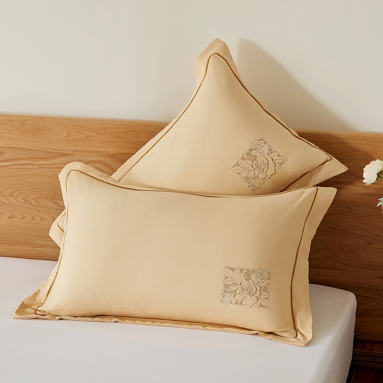 91家纺网 家纺一手货源 找家纺 （总）丰淘家纺 2025新款60水洗棉精美刺绣枕套-国色天香