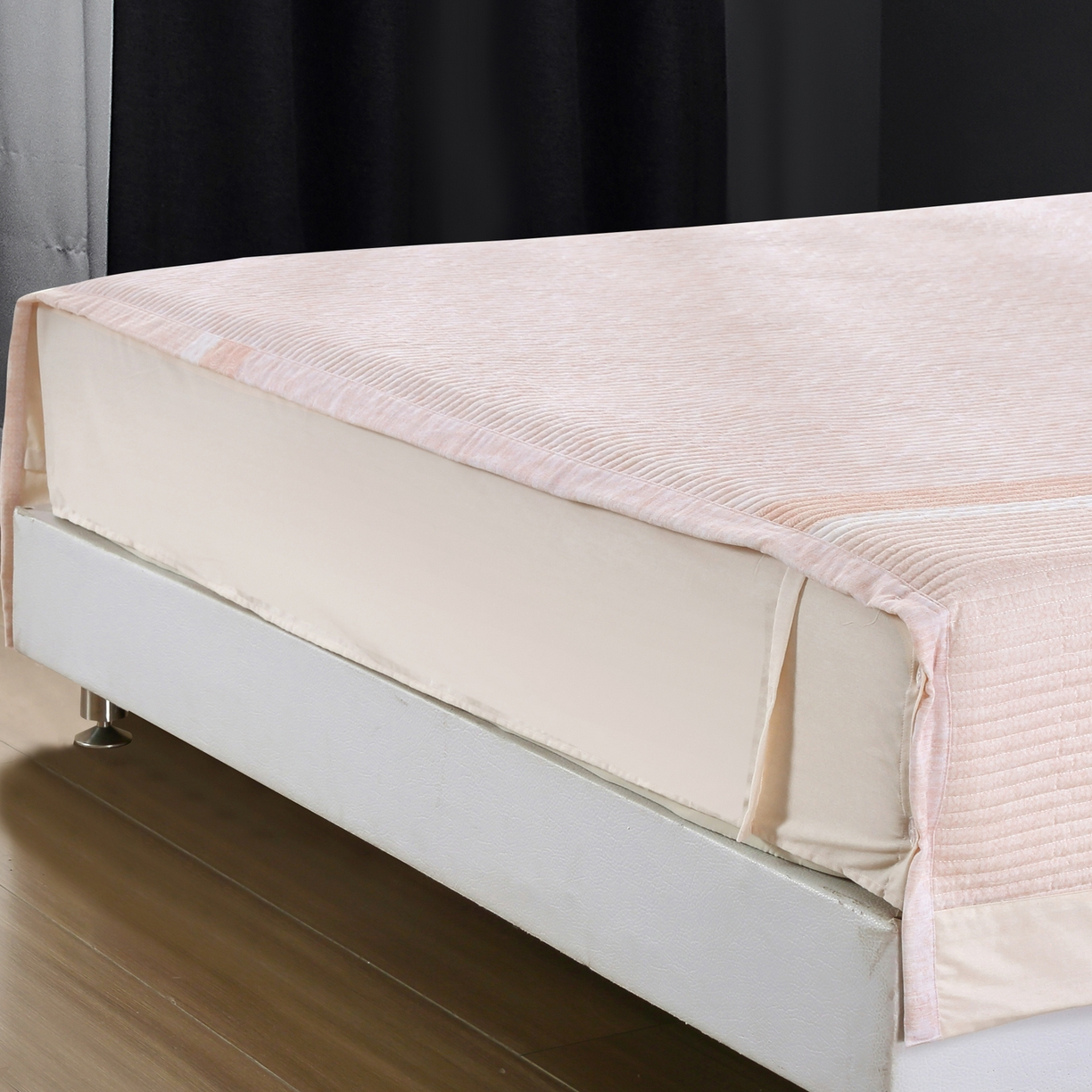 91家纺网 家纺一手货源 找家纺 OL家纺 2025新款亲肤全棉磨毛单品系列四件套 曼蒂-桔