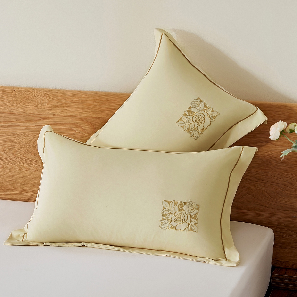 91家纺网 家纺一手货源 找家纺 （总）丰淘家纺 2025新款60水洗棉精美刺绣枕套-国色天香