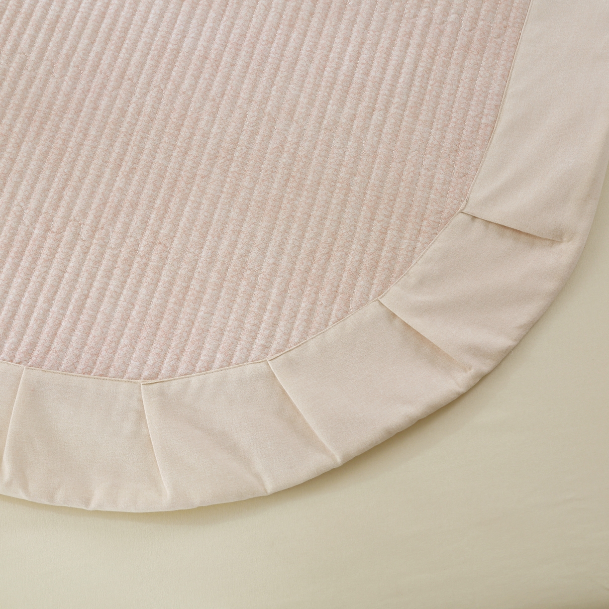 91家纺网 家纺一手货源 找家纺 OL家纺 2025新款亲肤全棉磨毛单品系列四件套 曼蒂-桔