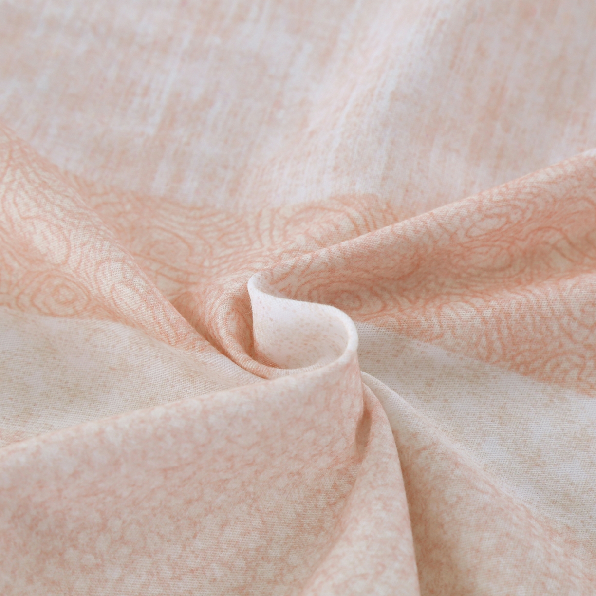 91家纺网 家纺一手货源 找家纺 OL家纺 2025新款亲肤全棉磨毛单品系列四件套 曼蒂-桔