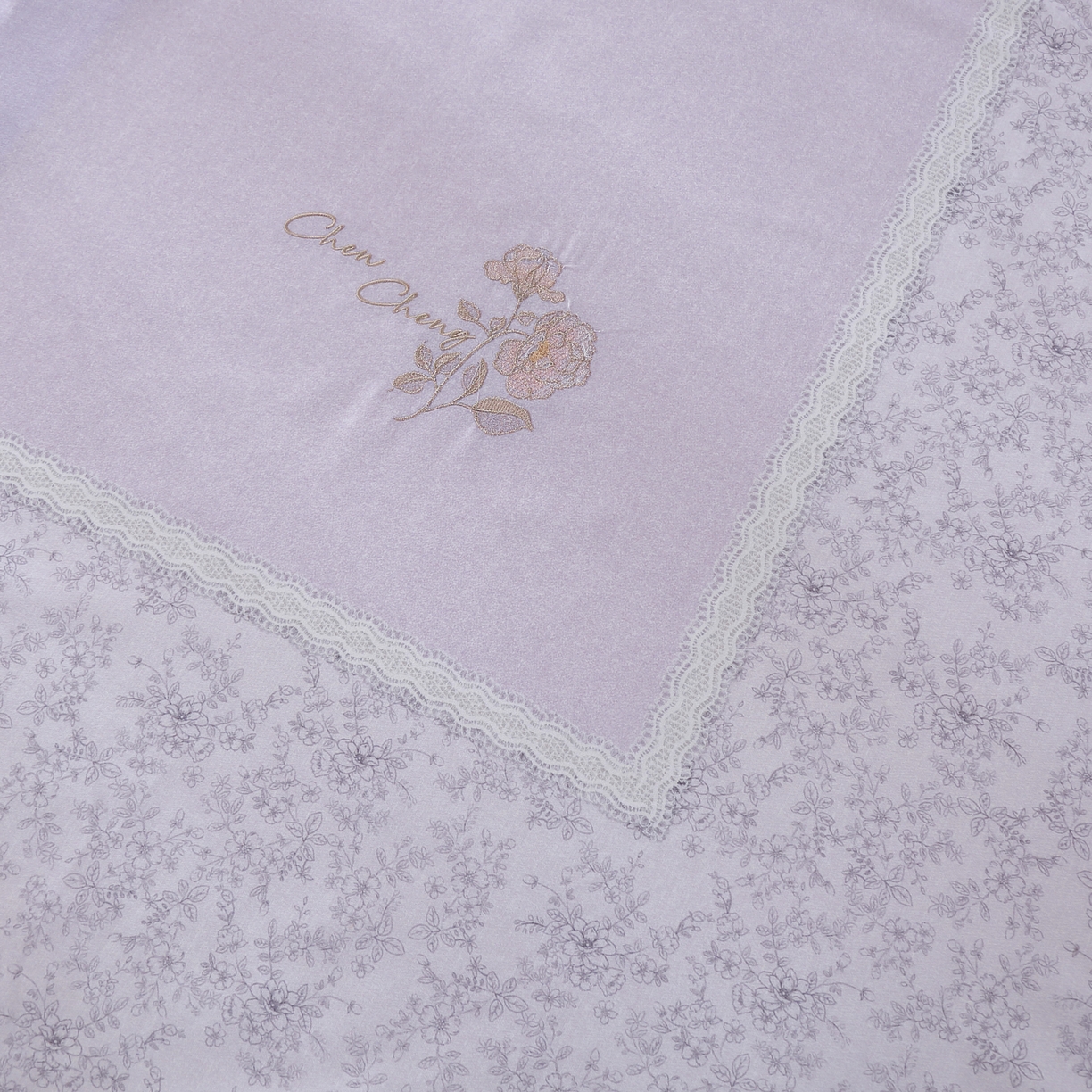 91家纺网 家纺一手货源 找家纺 OL家纺 2025新款亲肤全棉磨毛单品系列四件套 莫妮-粉