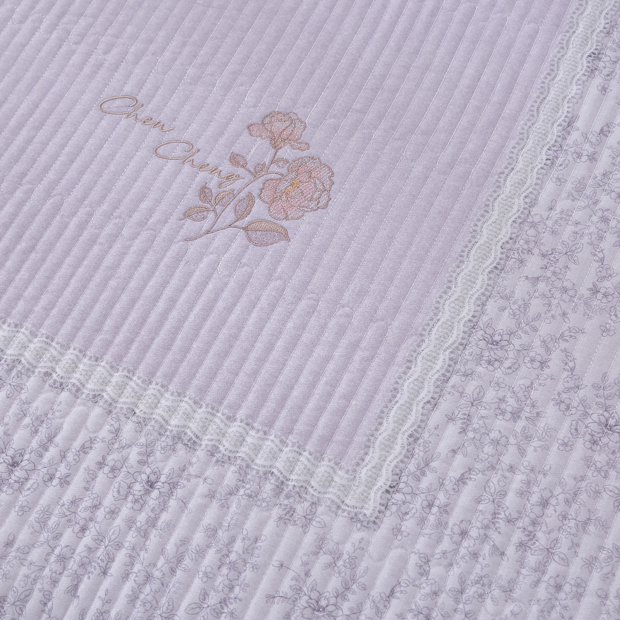 91家纺网 家纺一手货源 找家纺 OL家纺 2025新款亲肤全棉磨毛单品系列四件套 莫妮-粉