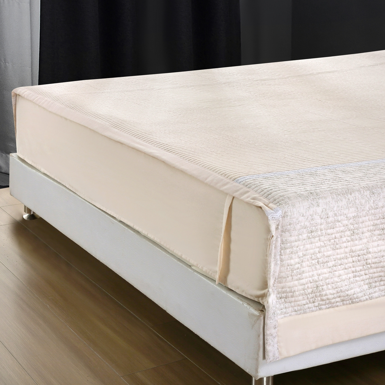 91家纺网 家纺一手货源 找家纺 OL家纺 2025新款亲肤全棉磨毛单品系列四件套 莫妮-黄