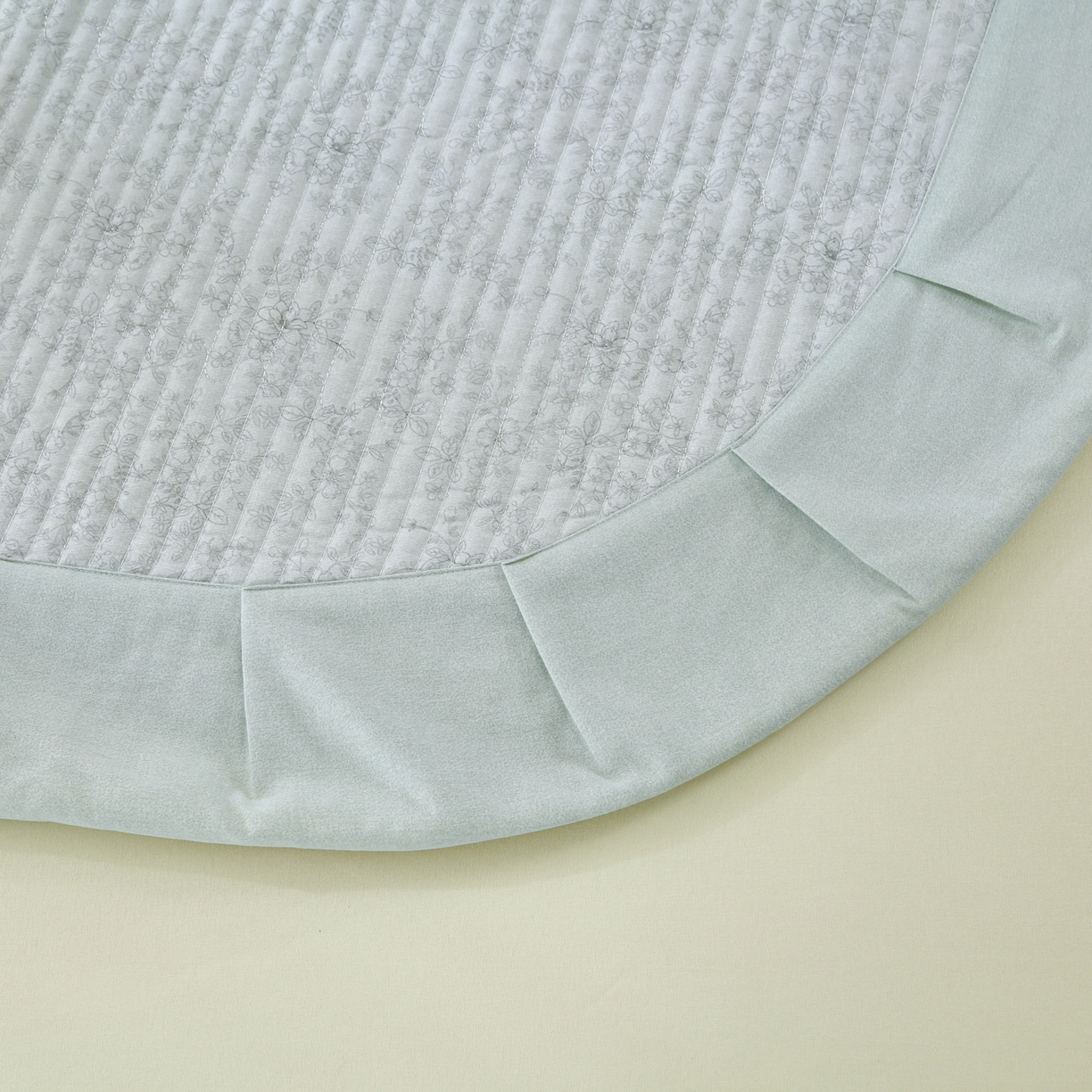 91家纺网 家纺一手货源 找家纺 OL家纺 2025新款亲肤全棉磨毛单品系列四件套 莫妮-绿