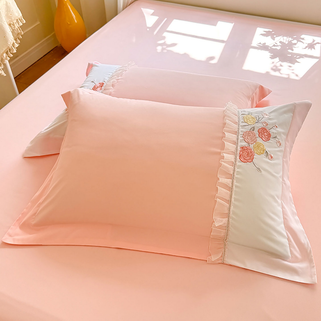 91家纺网 家纺一手货源 找家纺 （总）慕语家纺 2025新款磨毛亲肤贴布绣伊丽莎白四件套（专版花型）