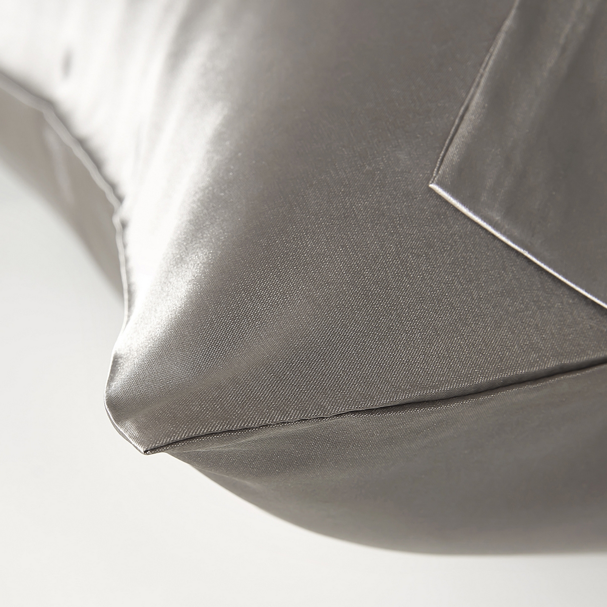 91家纺网 家纺一手货源 找家纺 （总）丰淘家纺 2025新款亲肤柔软水洗真丝纯色枕套