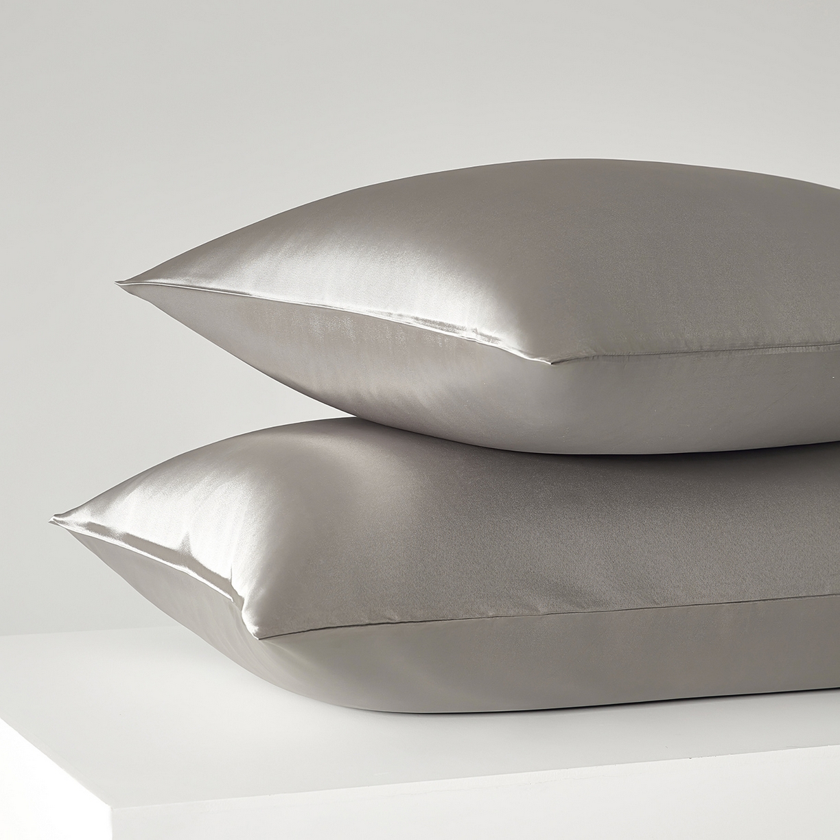 91家纺网 家纺一手货源 找家纺 （总）丰淘家纺 2025新款亲肤柔软水洗真丝纯色枕套