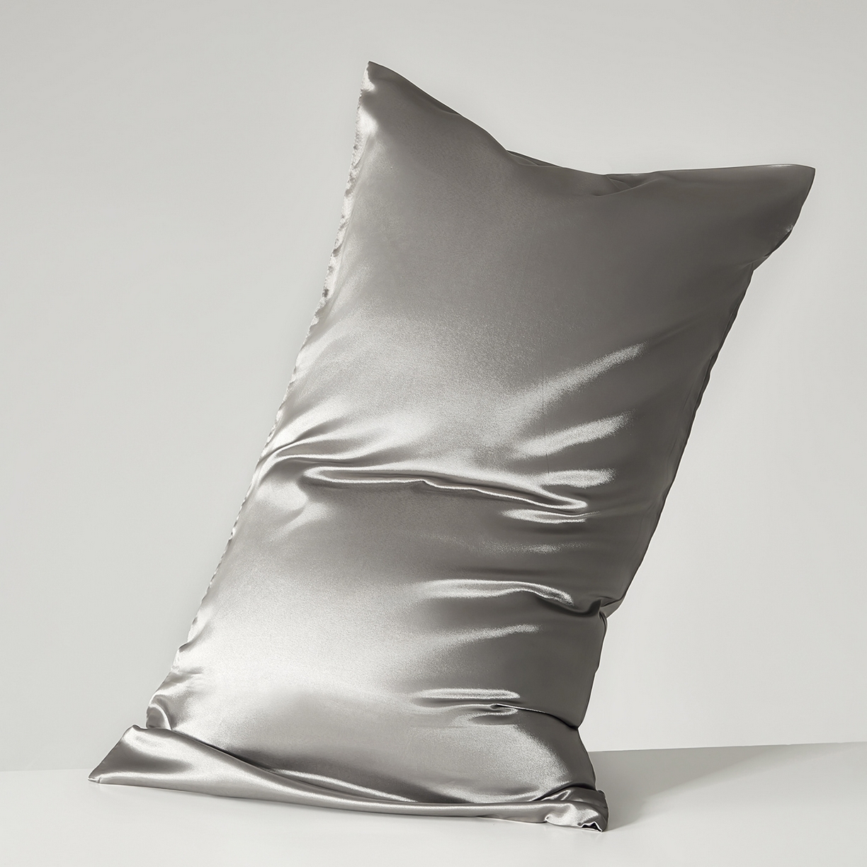 91家纺网 家纺一手货源 找家纺 （总）丰淘家纺 2025新款亲肤柔软水洗真丝纯色枕套