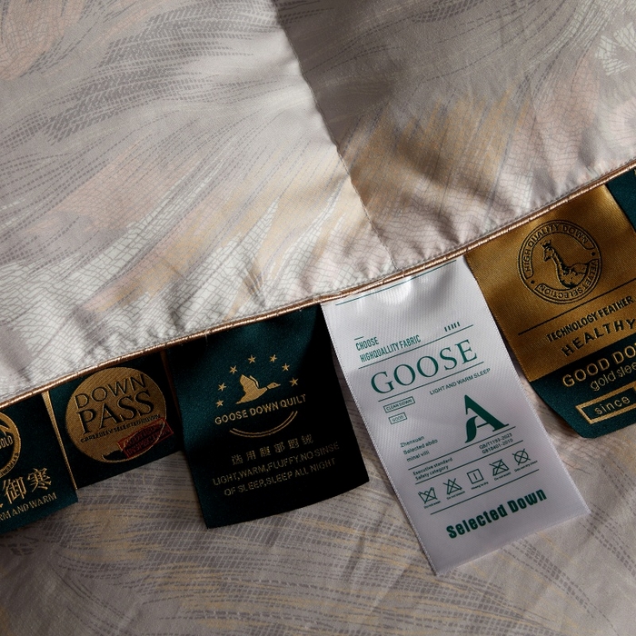 91家纺网 家纺一手货源 找家纺 织梦人羽绒工厂店2025新款羽绒被壳 观沧海粉