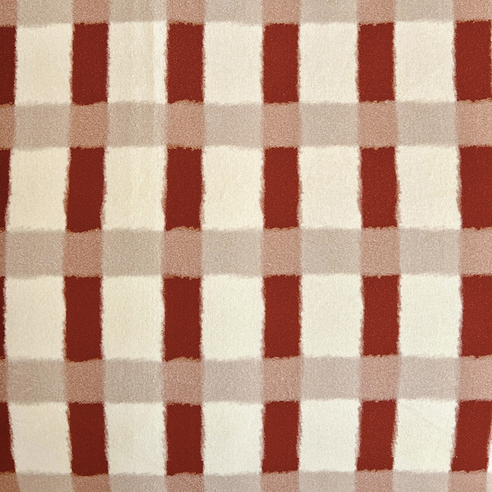 91家纺网 家纺一手货源 找家纺 忆生活 2025秋冬全棉加厚磨毛贝壳边四件套格言-红