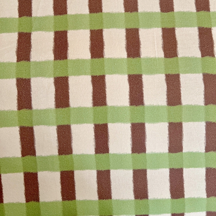 91家纺网 家纺一手货源 找家纺 忆生活 2025秋冬全棉加厚磨毛贝壳边四件套格言-绿