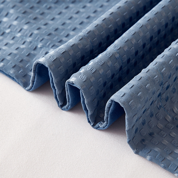 91家纺网 家纺一手货源 找家纺 丰淘家纺 2025新款华夫格枕套 华芙格-淡蓝