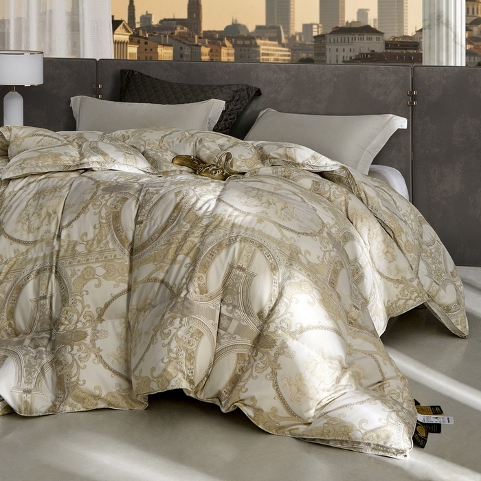 91家纺网 家纺一手货源 找家纺 织梦人羽绒工厂店2025新款羽绒被壳 爱丁堡白金