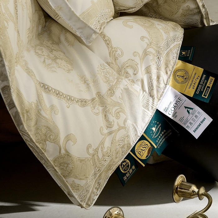 91家纺网 家纺一手货源 找家纺 织梦人羽绒工厂店2025新款羽绒被壳 爱丁堡白金