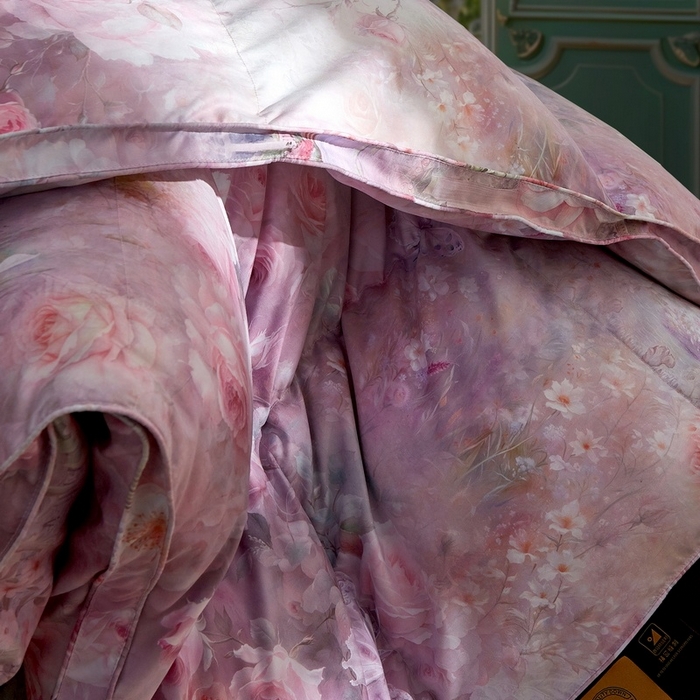 91家纺网 家纺一手货源 找家纺 织梦人羽绒工厂店2025新款羽绒被壳 莫奈花园（新）