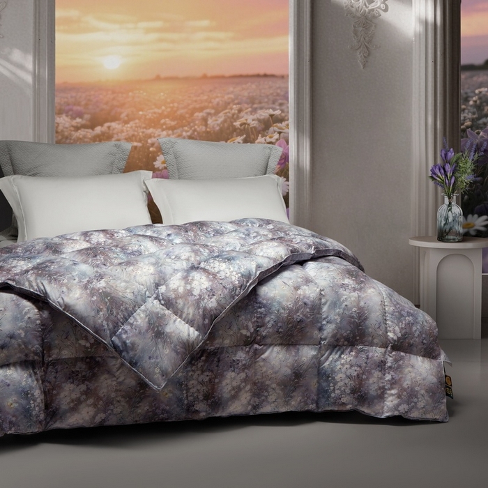 91家纺网 家纺一手货源 找家纺 织梦人羽绒工厂店2025新款羽绒被壳 春风浅浅