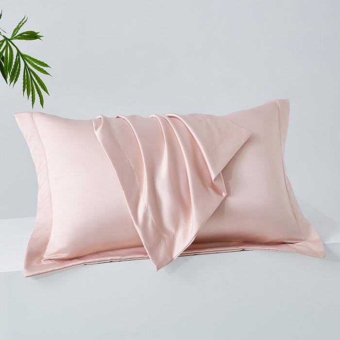 丰淘家纺 2025新款水洗丝纯色枕套 水洗丝-玉色