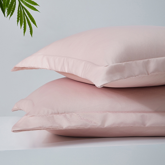 91家纺网 家纺一手货源 找家纺 丰淘家纺 2025新款水洗丝纯色枕套 水洗丝-玉色