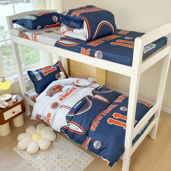 91家纺网 家纺一手货源 找家纺 乐居坊 2025新款开学季亲肤棉透气印花芦荟棉四件套（宿舍床） 纽约之王