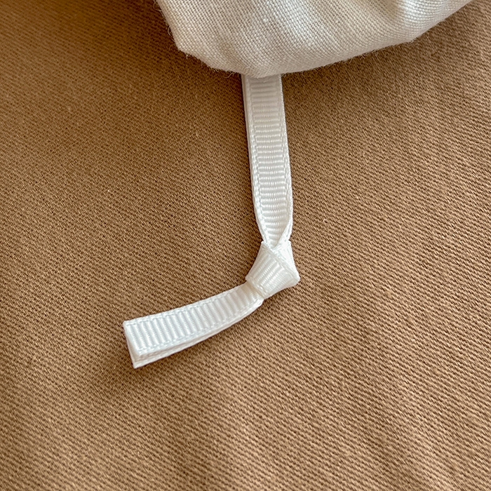 91家纺网 家纺一手货源 找家纺 忆生活 2025秋冬全棉加厚磨毛贝壳边四件套知简-咖