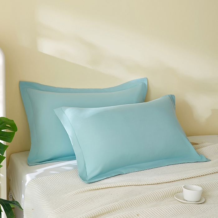 91家纺网 家纺一手货源 找家纺 （总）丰淘家纺 2025新款亲肤柔软纯色水洗磨毛枕套