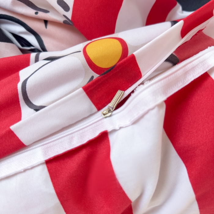 91家纺网 家纺一手货源 找家纺 乐居坊 2025新款开学季亲肤棉透气印花芦荟棉四件套（宿舍床） 潮流前线