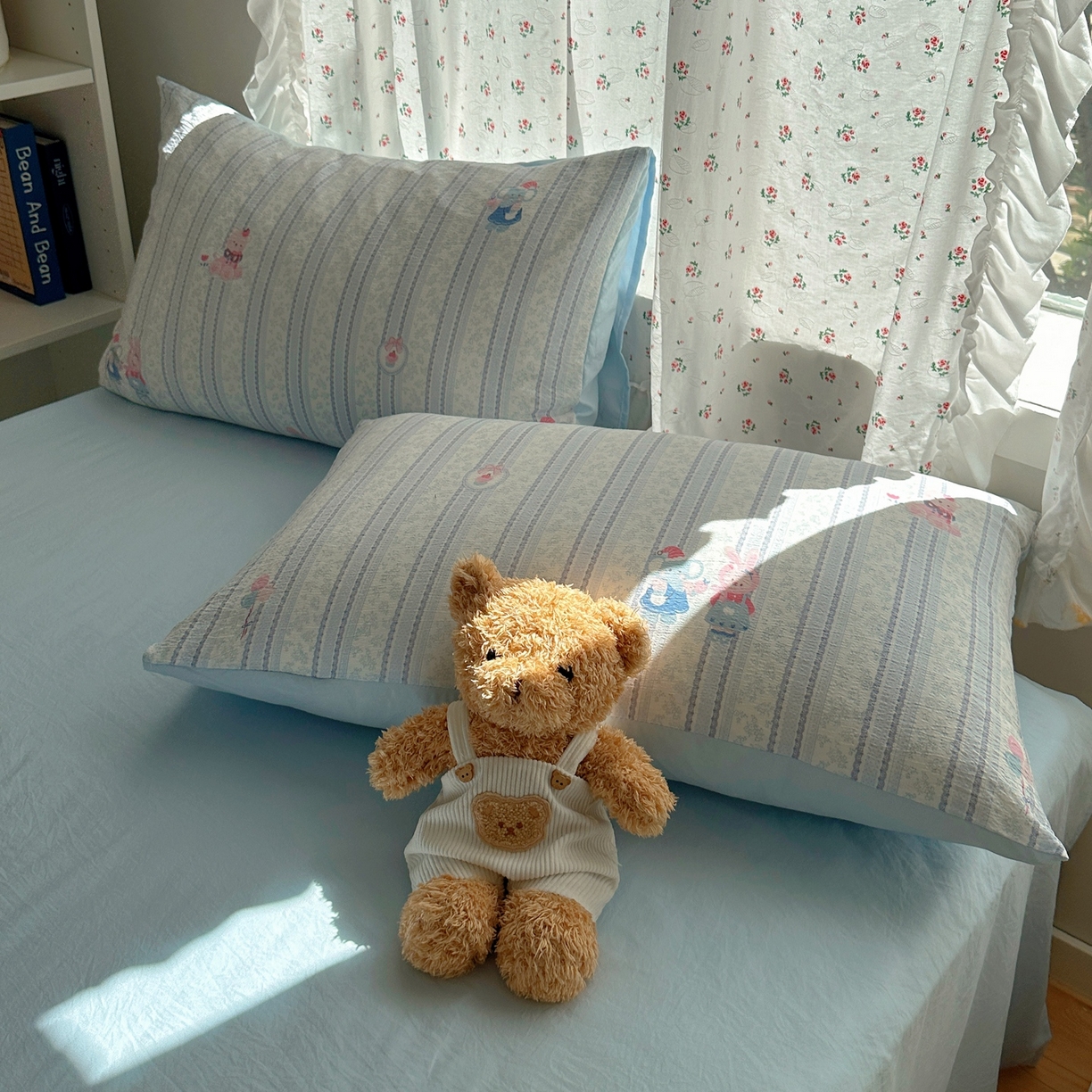 91家纺网 家纺一手货源 找家纺 顾里家纺 2025新款韩系奶萌云朵棉四件套 甜心兔酱