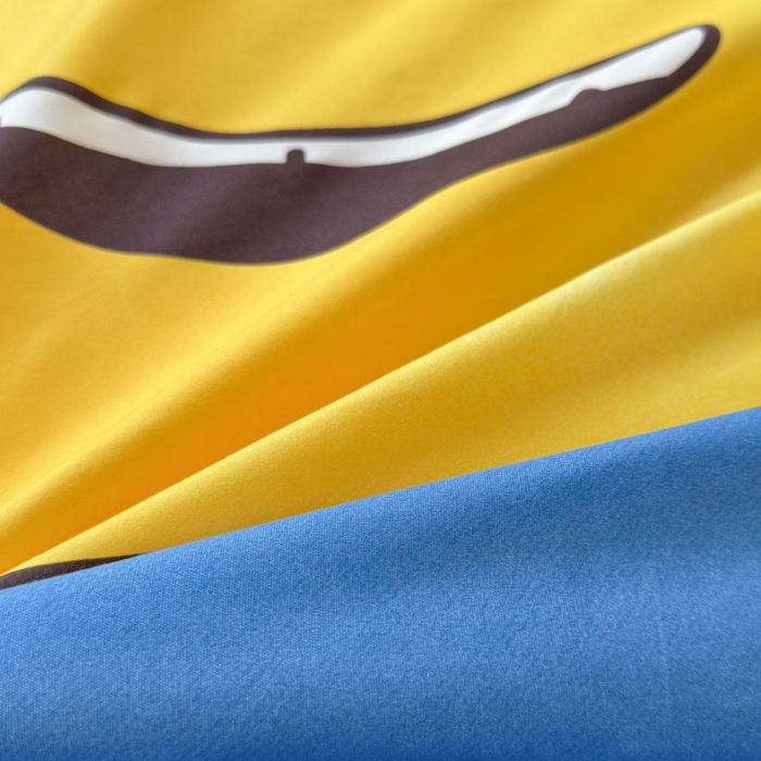 91家纺网 家纺一手货源 找家纺 乐居坊 2025新款开学季亲肤棉透气印花芦荟棉四件套（宿舍床） 大眼萌