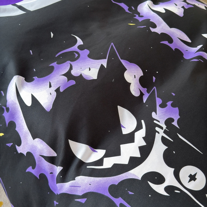 91家纺网 家纺一手货源 找家纺 乐居坊 2025新款开学季亲肤棉透气印花芦荟棉四件套（宿舍床） 恶魔之眼