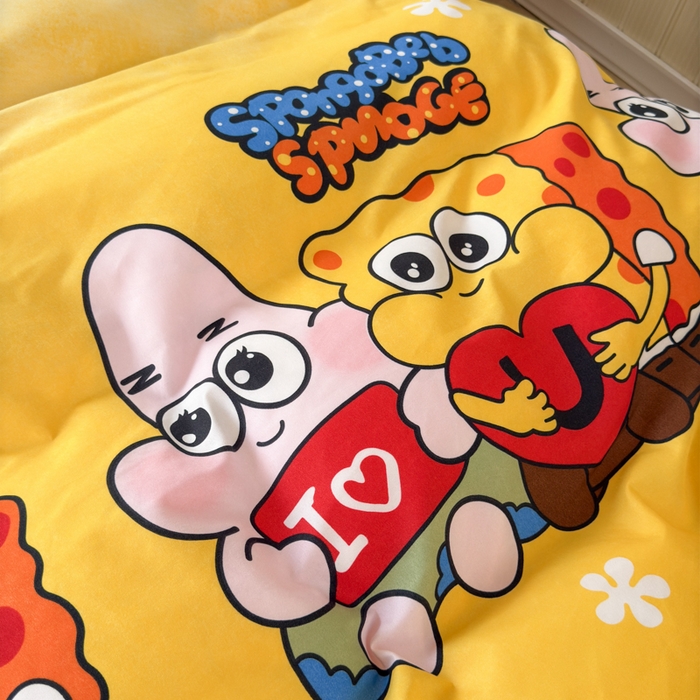 91家纺网 家纺一手货源 找家纺 乐居坊 2025新款开学季亲肤棉透气印花芦荟棉四件套（宿舍床） 好伙伴