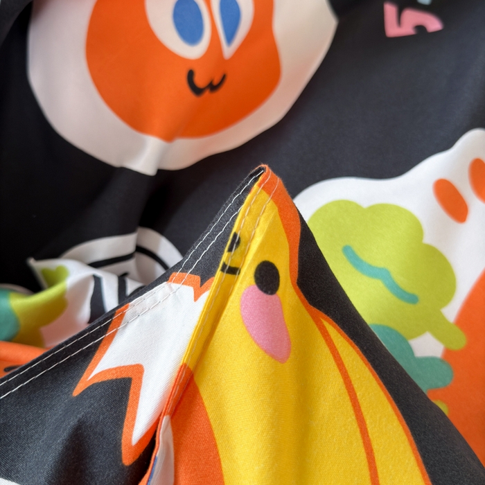 91家纺网 家纺一手货源 找家纺 乐居坊 2025新款开学季亲肤棉透气印花芦荟棉四件套（宿舍床） 胡萝卜兵